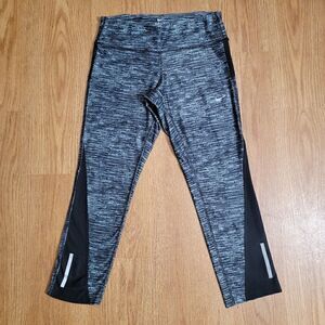 Nike Power Running Leggings Capri Tights Black XS